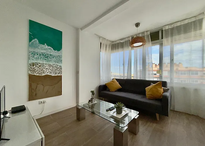 Apartamento Tar11d - Estudio Con Vistas Al Mar, Wifi, Smart Tv, Fire Stick Amazon, En El Centro, A 600 Metros Playa *