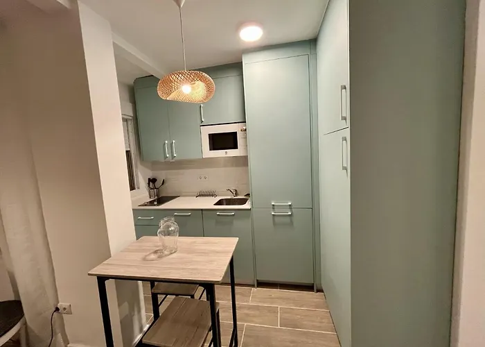 Tar11d - Estudio Con Vistas Al Mar, Wifi, Smart Tv, Fire Stick Amazon, En El Centro, A 600 Metros Playa Lägenhet