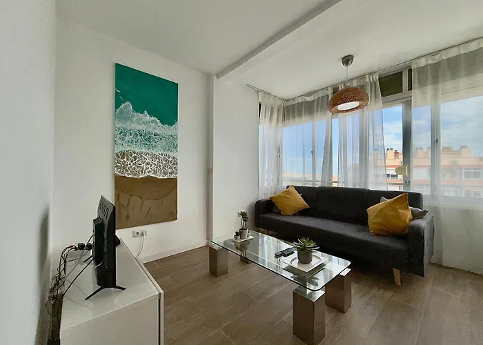 Lägenhet Tar11d - Estudio Con Vistas Al Mar, Wifi, Smart Tv, Fire Stick Amazon, En El Centro, A 600 Metros Playa